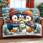 Penguin Winter Cuddle Sofa Cover