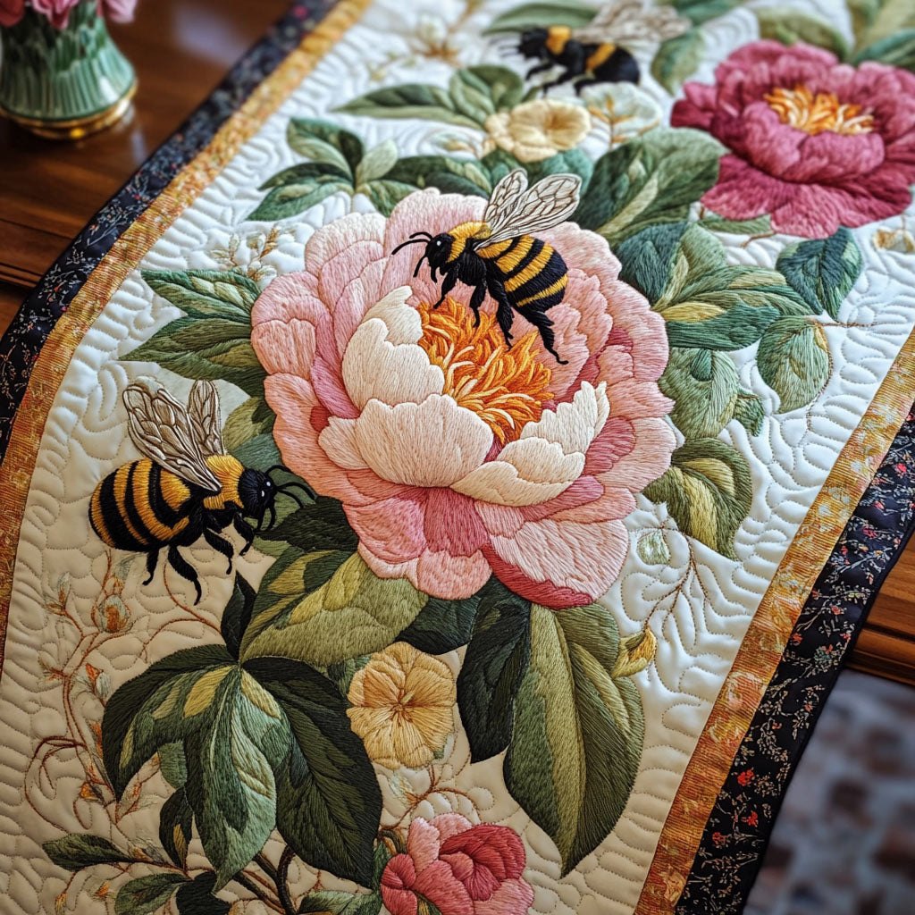 Peony Bliss Table Runner