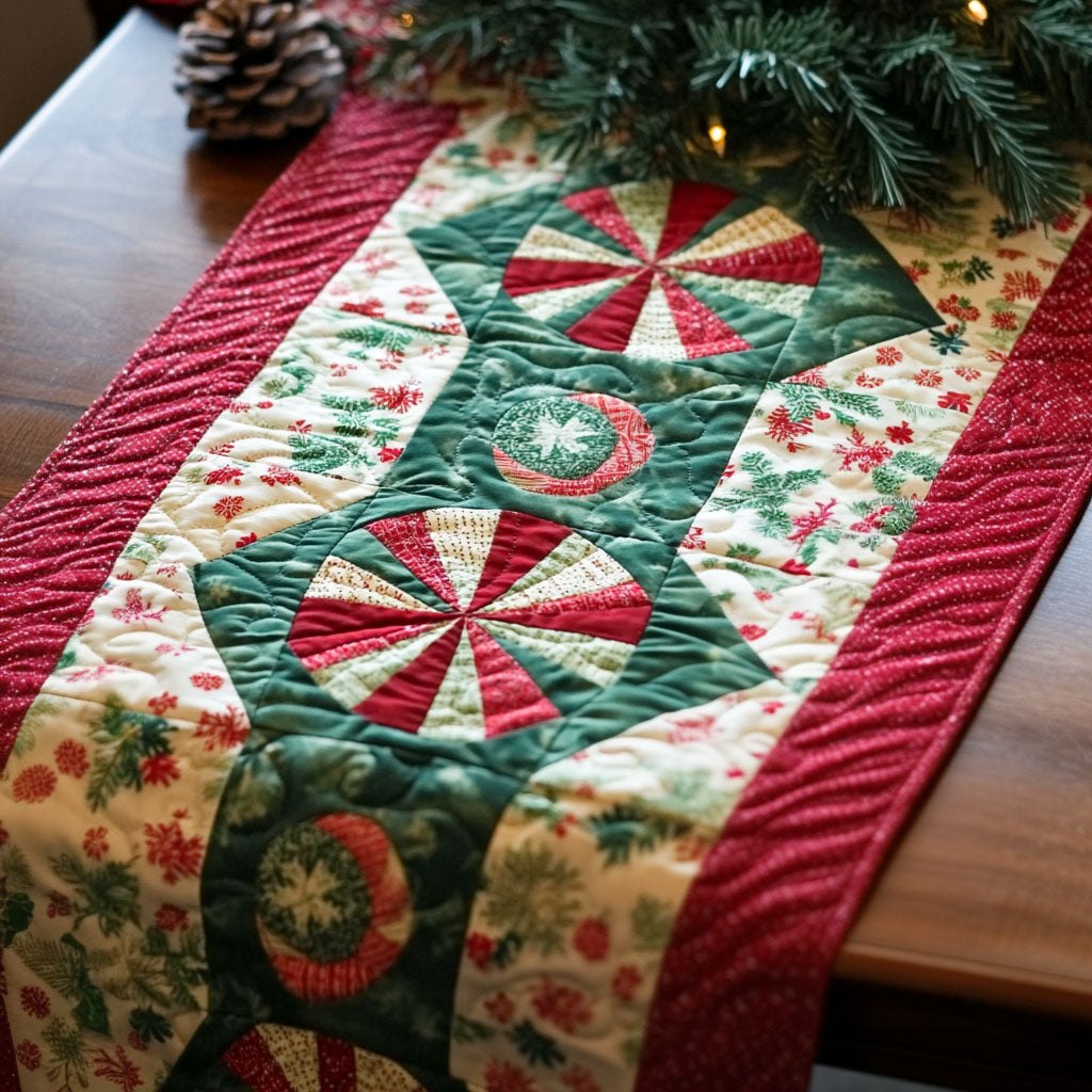 Peppermint Dreams Table Runner