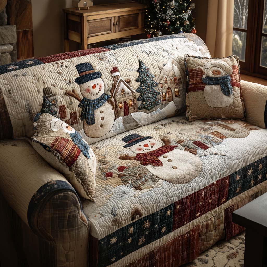Perfect Snow Day Sofa Cover