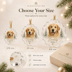 Ornament size chart: 3.15, 3.5 and 4.5 inches