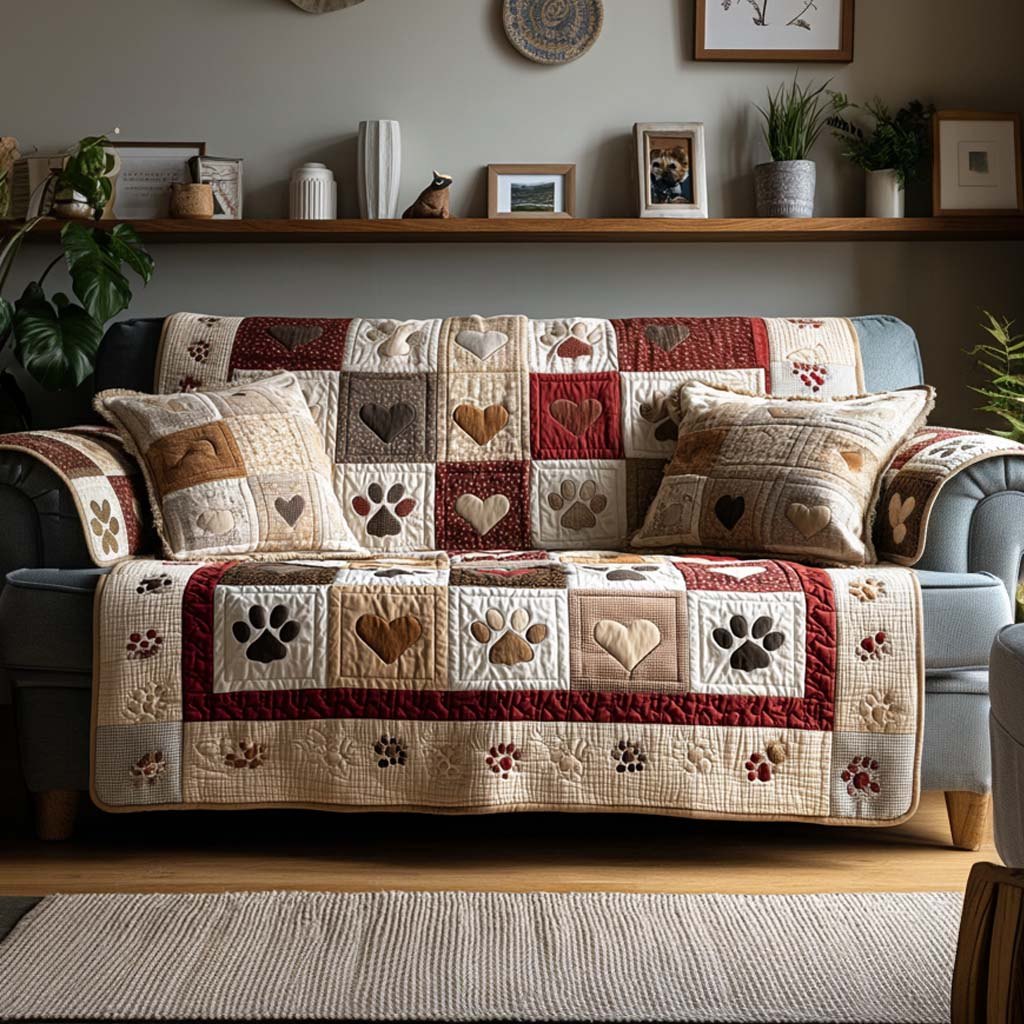 Pet Paw Cottage Sofa Cover
