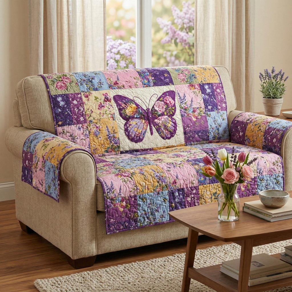 Petal Breeze Sofa Cover