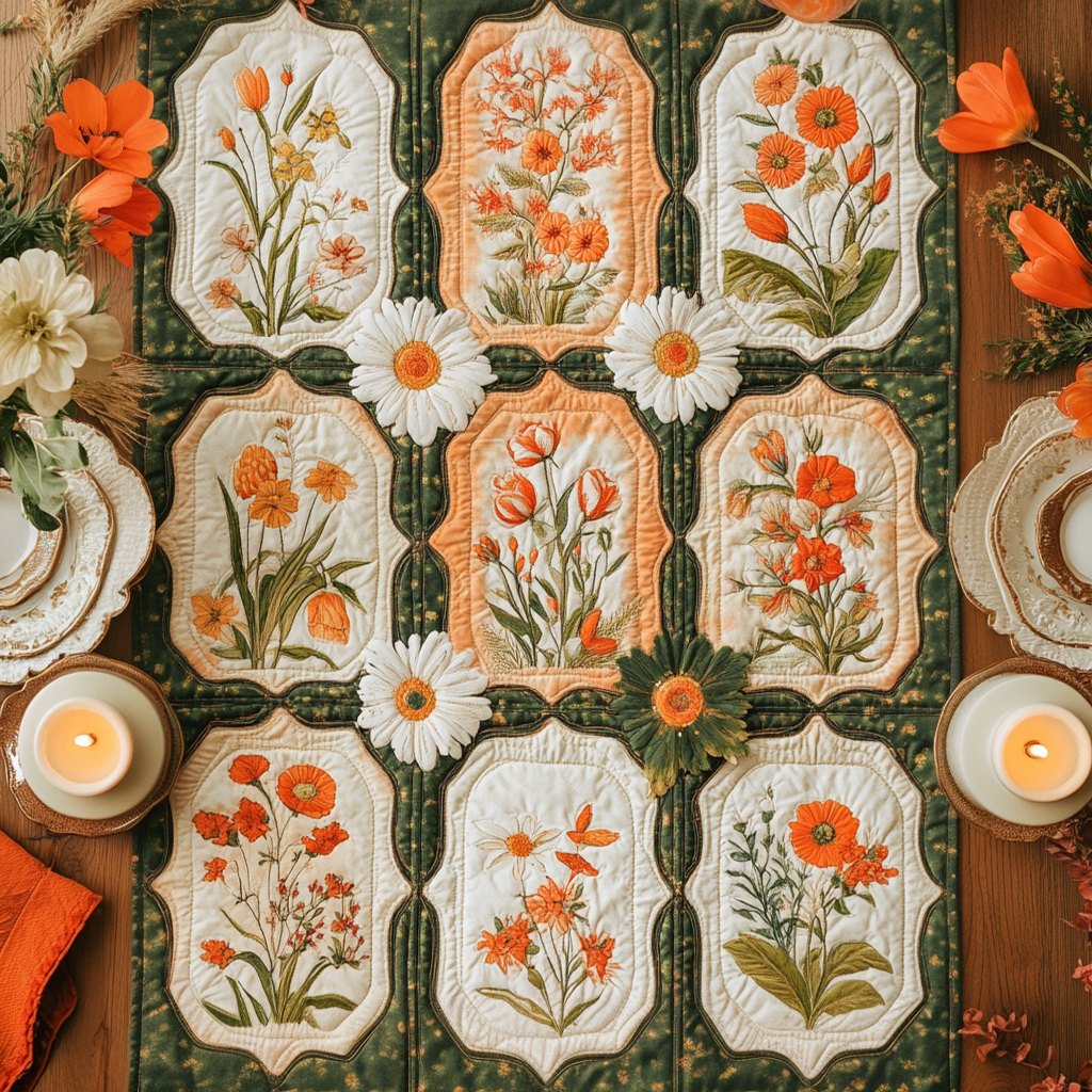 Petal March Table Runner