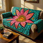 Petal Pulse Sofa Cover