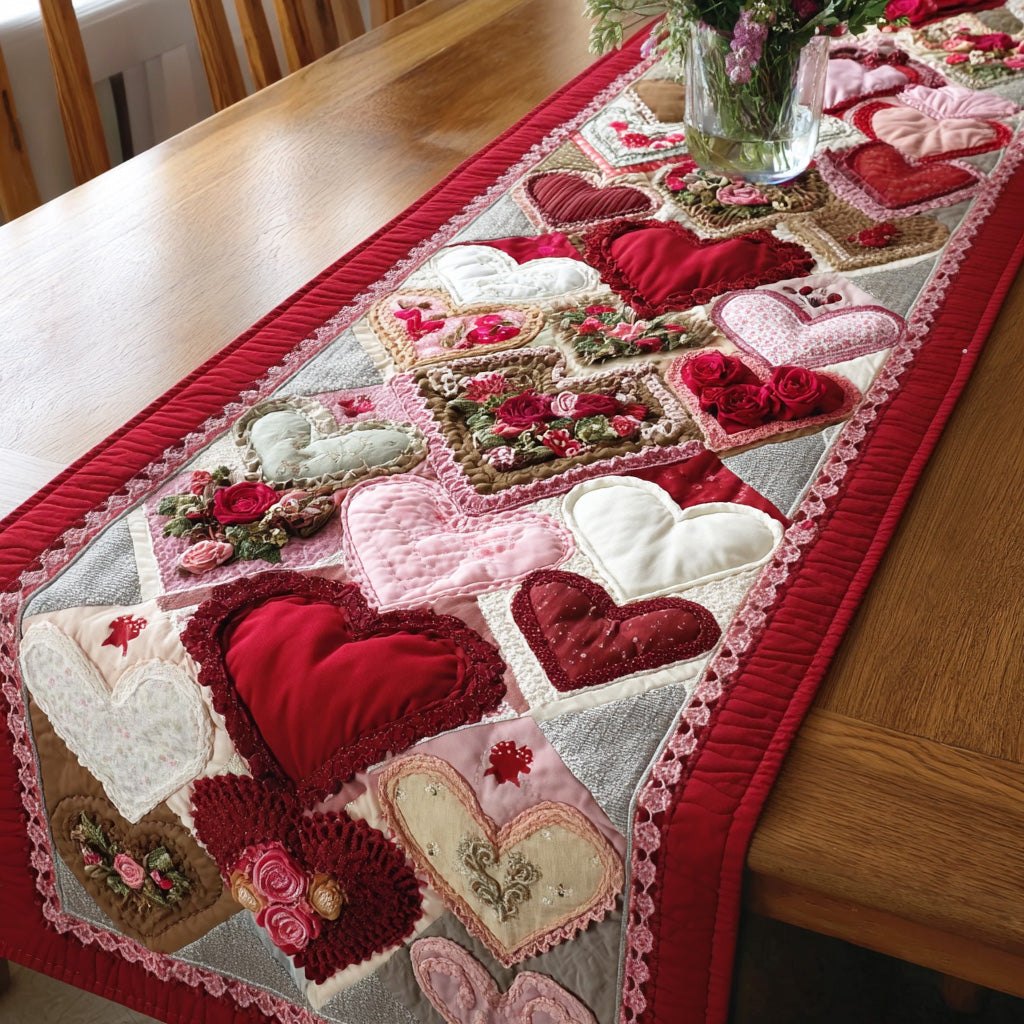 Petal Romance Table Runner