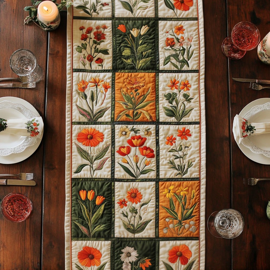 Petal Trail Table Runner