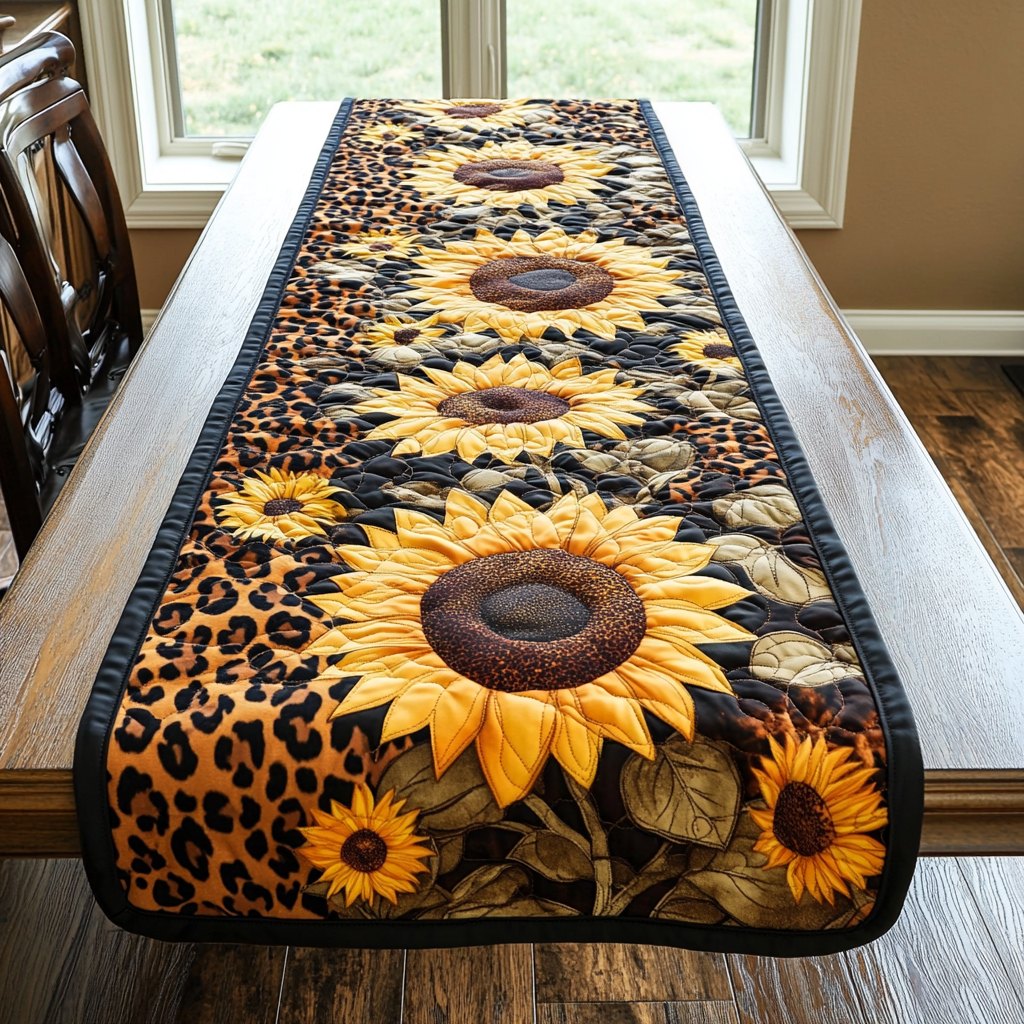 Petals of Gold Table Runner
