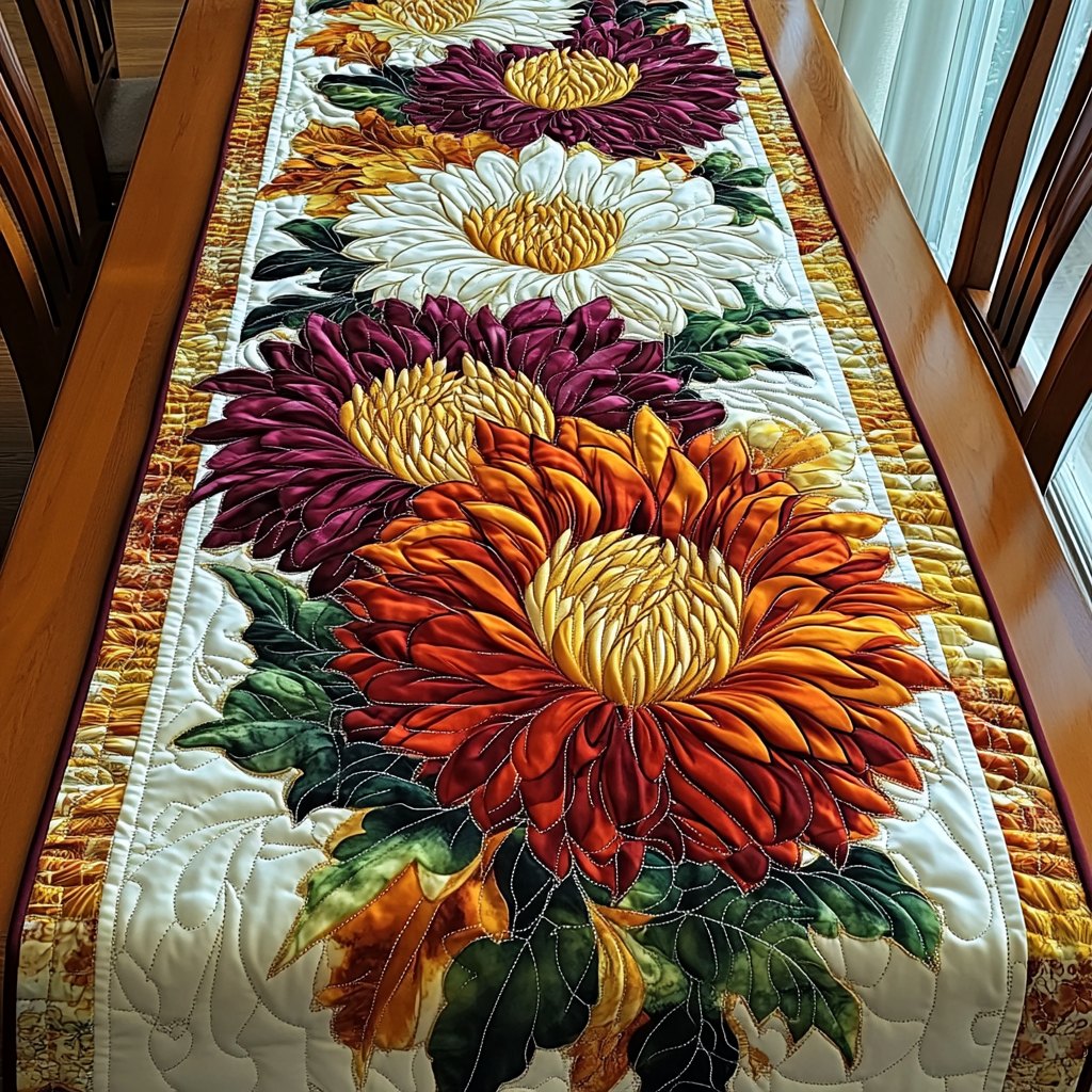 Petals of Paradise Table Runner