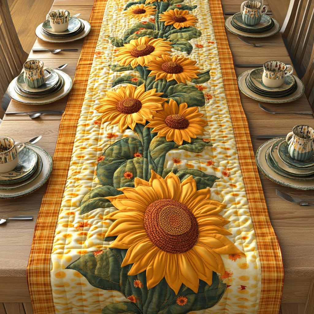 Petals of Sunshine Table Runner