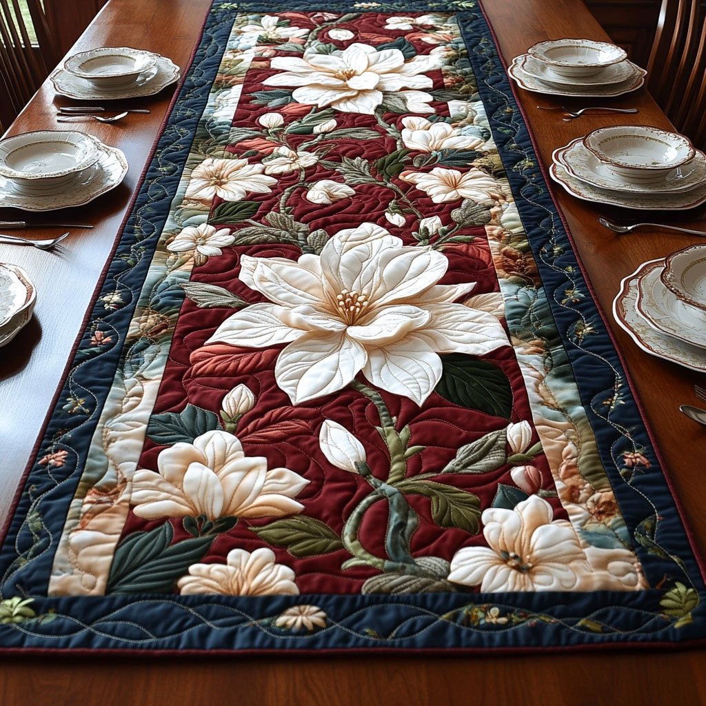 Petals of the Past Table Runner