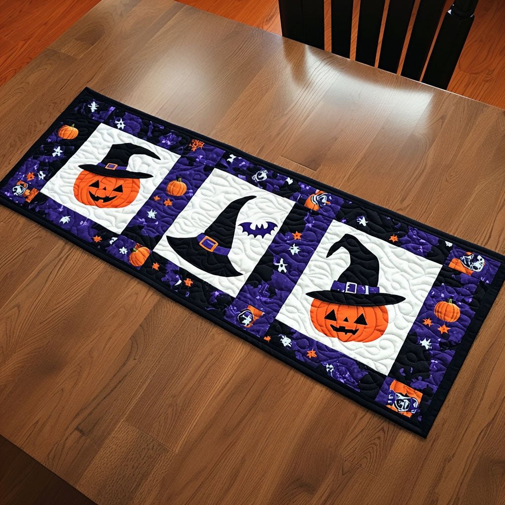 Phantom Pumpkins Table Runner