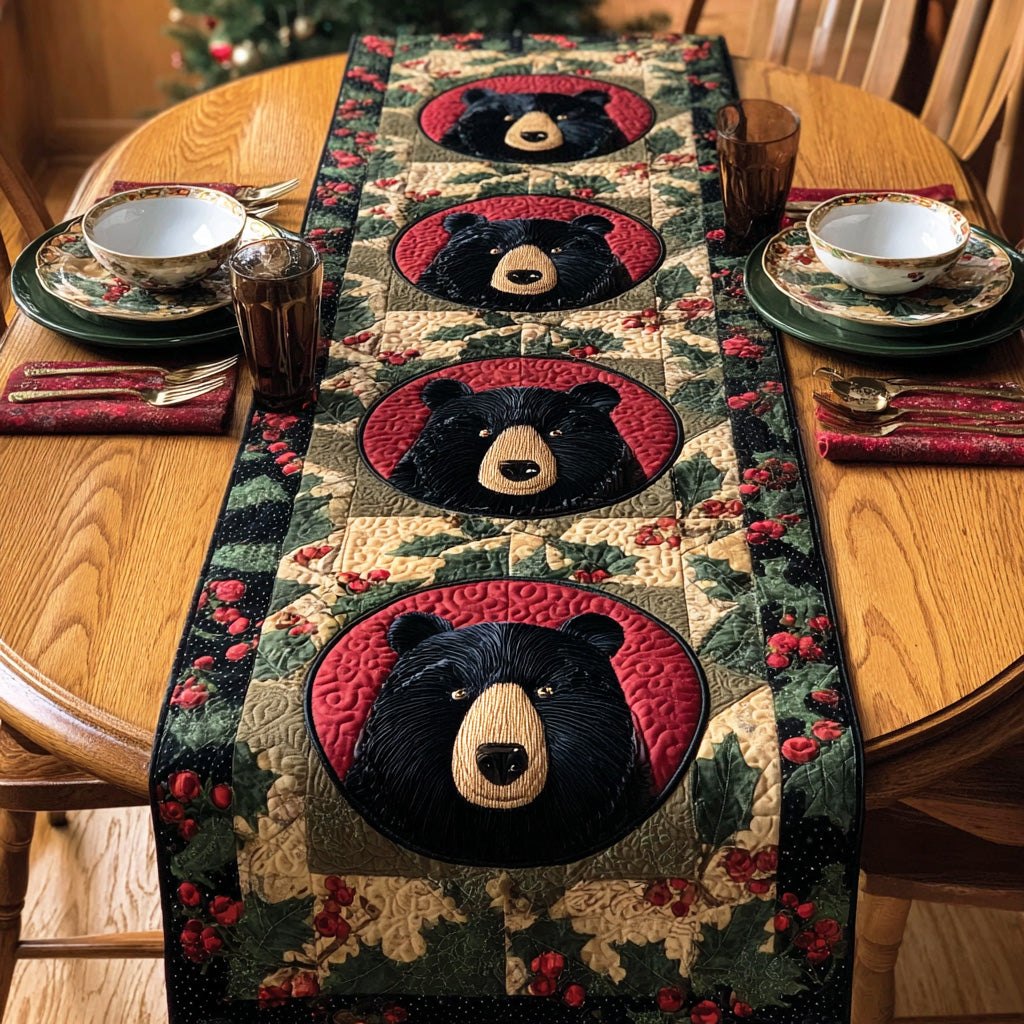 Pine Bear Table Runner