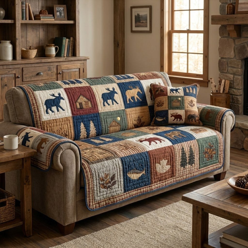 Pine Hearth Sofa Cover
