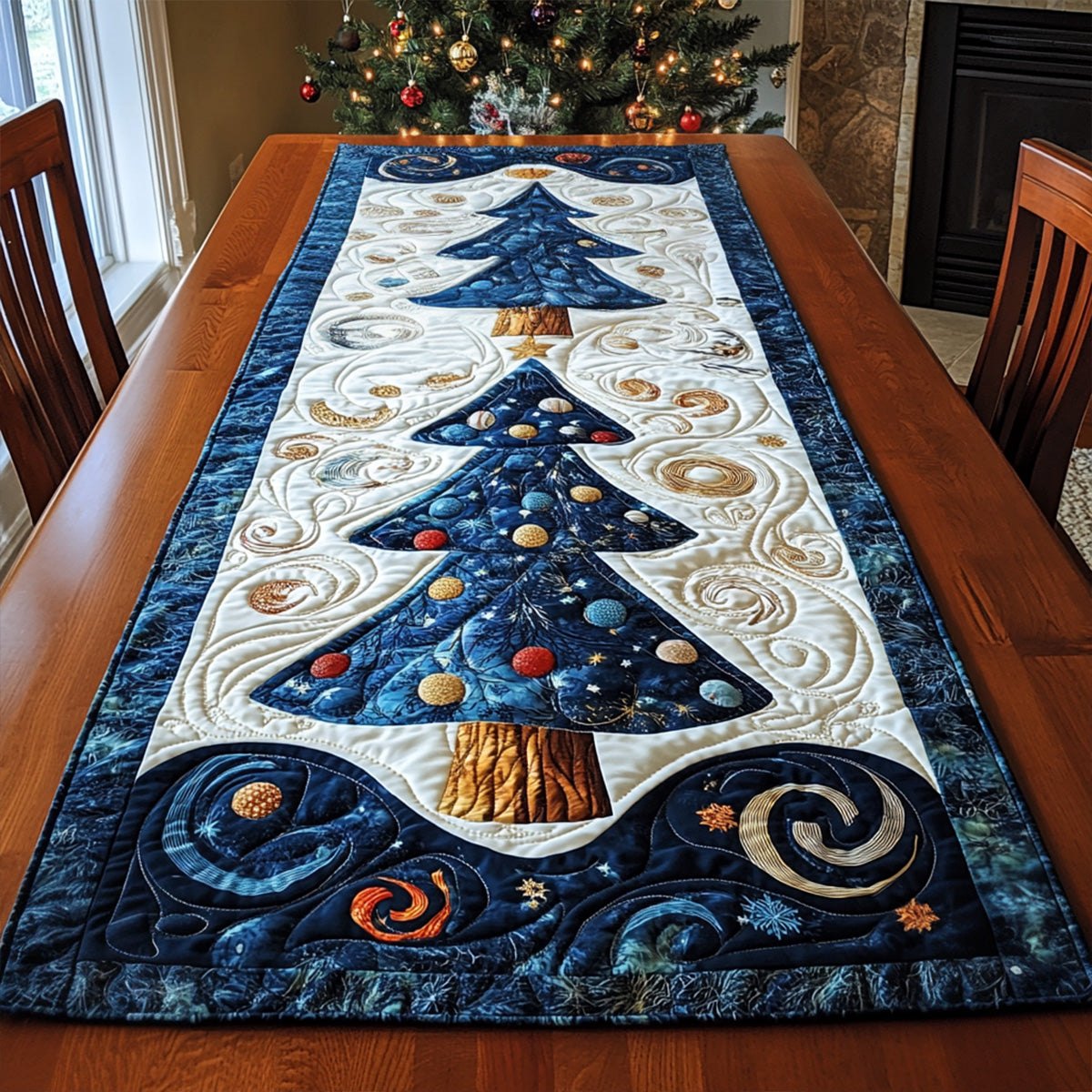 Pine Needle Whispers Table Runner