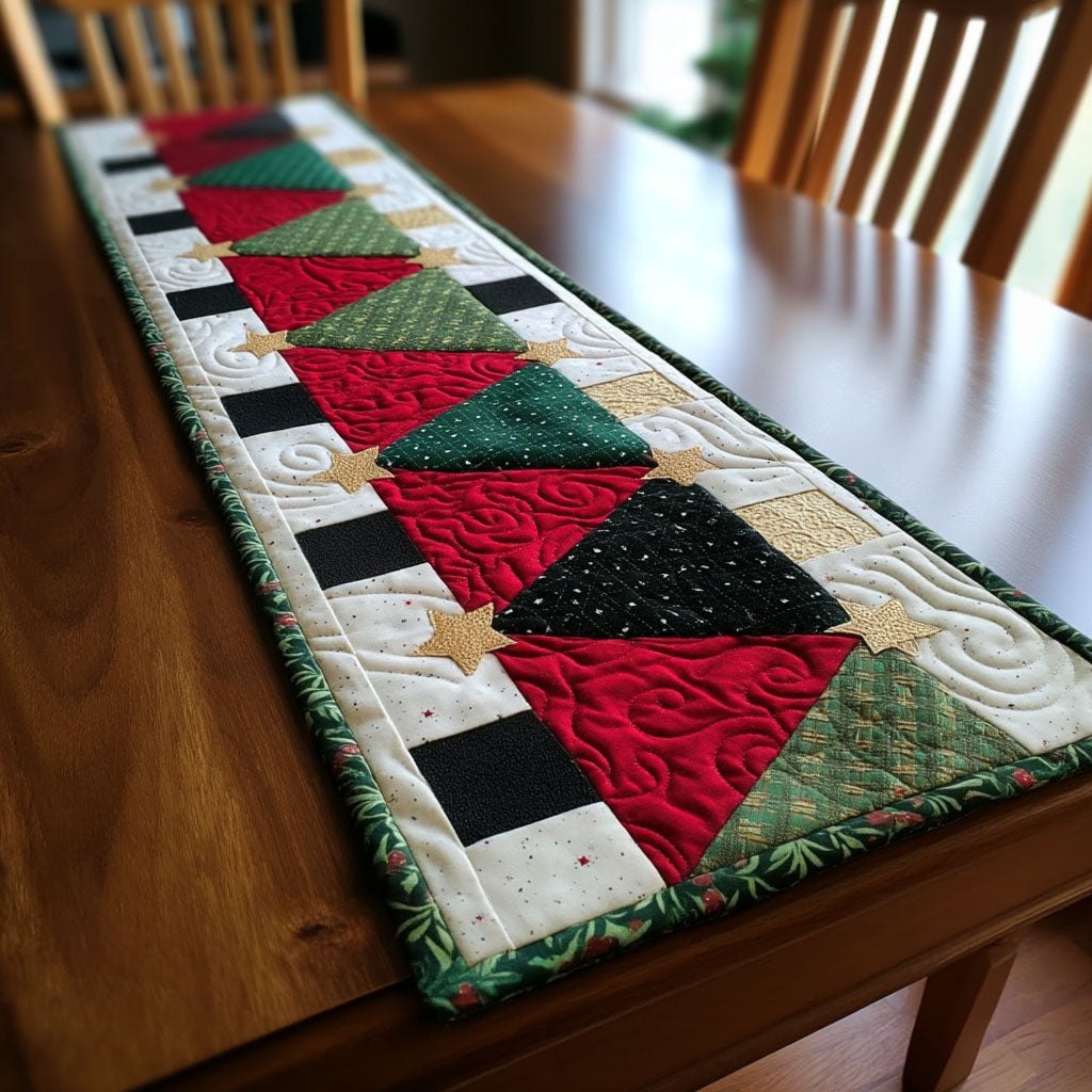 Pine Tapestry Table Runner
