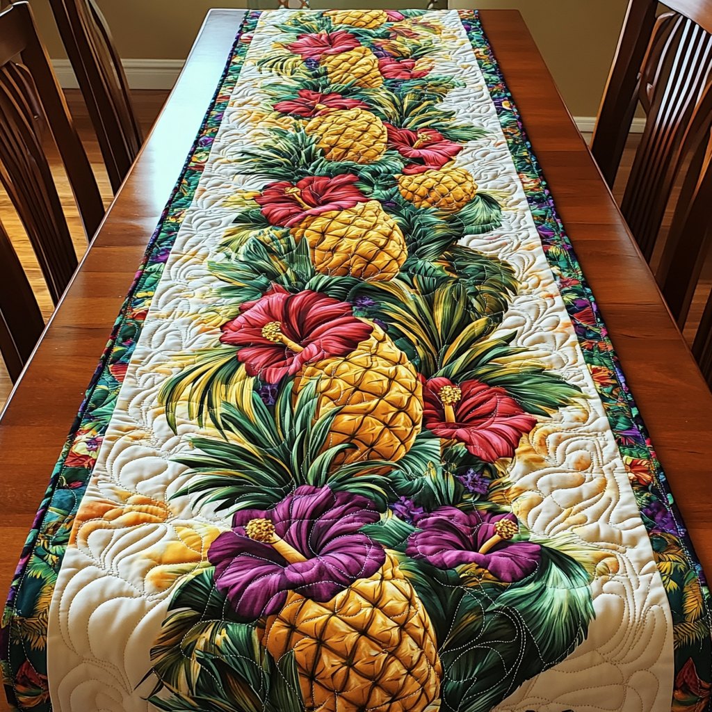 Pineapple Paradise Table Runner