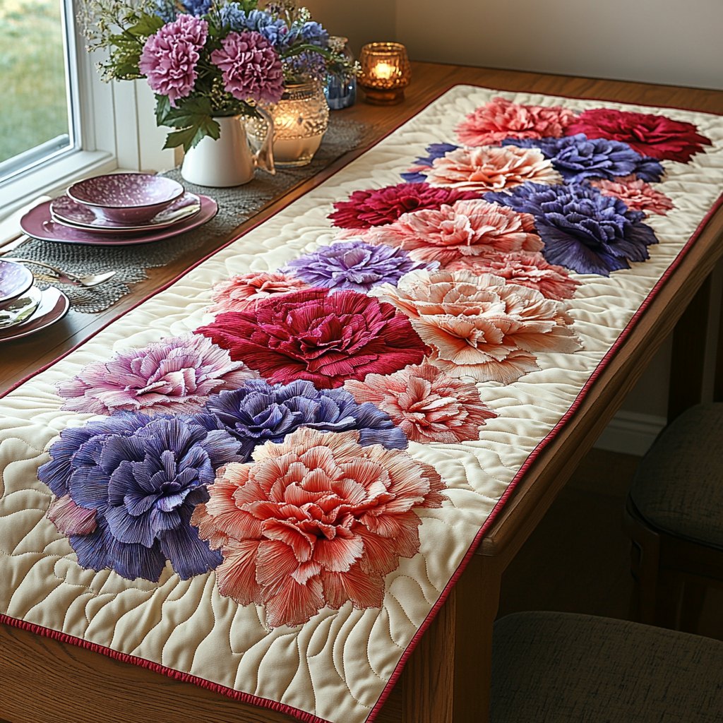 Pink Grace Table Runner