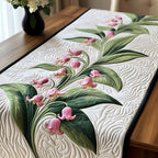 Pink Lily Beauty Table Runner