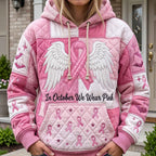 Angel Wing Ribbon hoodie, all-over print