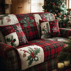 Plaid Flannel Sofa Cover