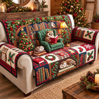 Plaid Owl Library Sofa Cover