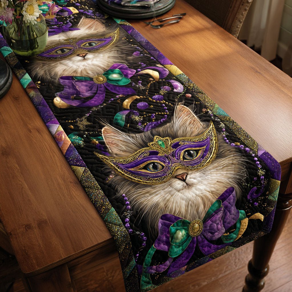 Playful Cat Table Runner