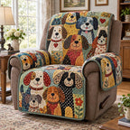 Playful Pup Friends Sofa Cover