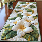 Plumeria Joy Table Runner