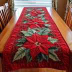 Poinsettia Bliss Table Runner