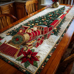 Poinsettia Journey Table Runner