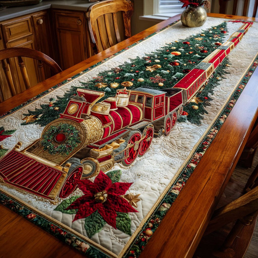 Poinsettia Journey Table Runner
