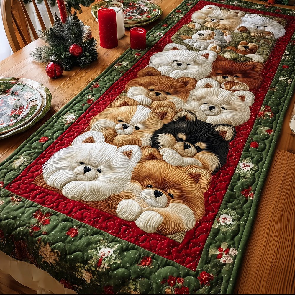 Pomeranian Magic Table Runner