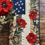 Poppy Tribute Table Runner
