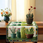 Potted Greens Table Runner