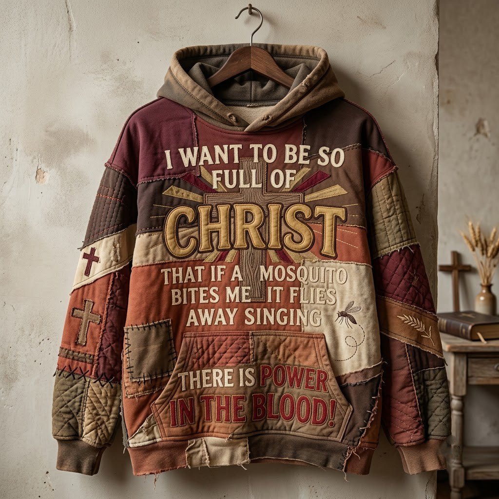 Power in the Blood hoodie, all-over print
