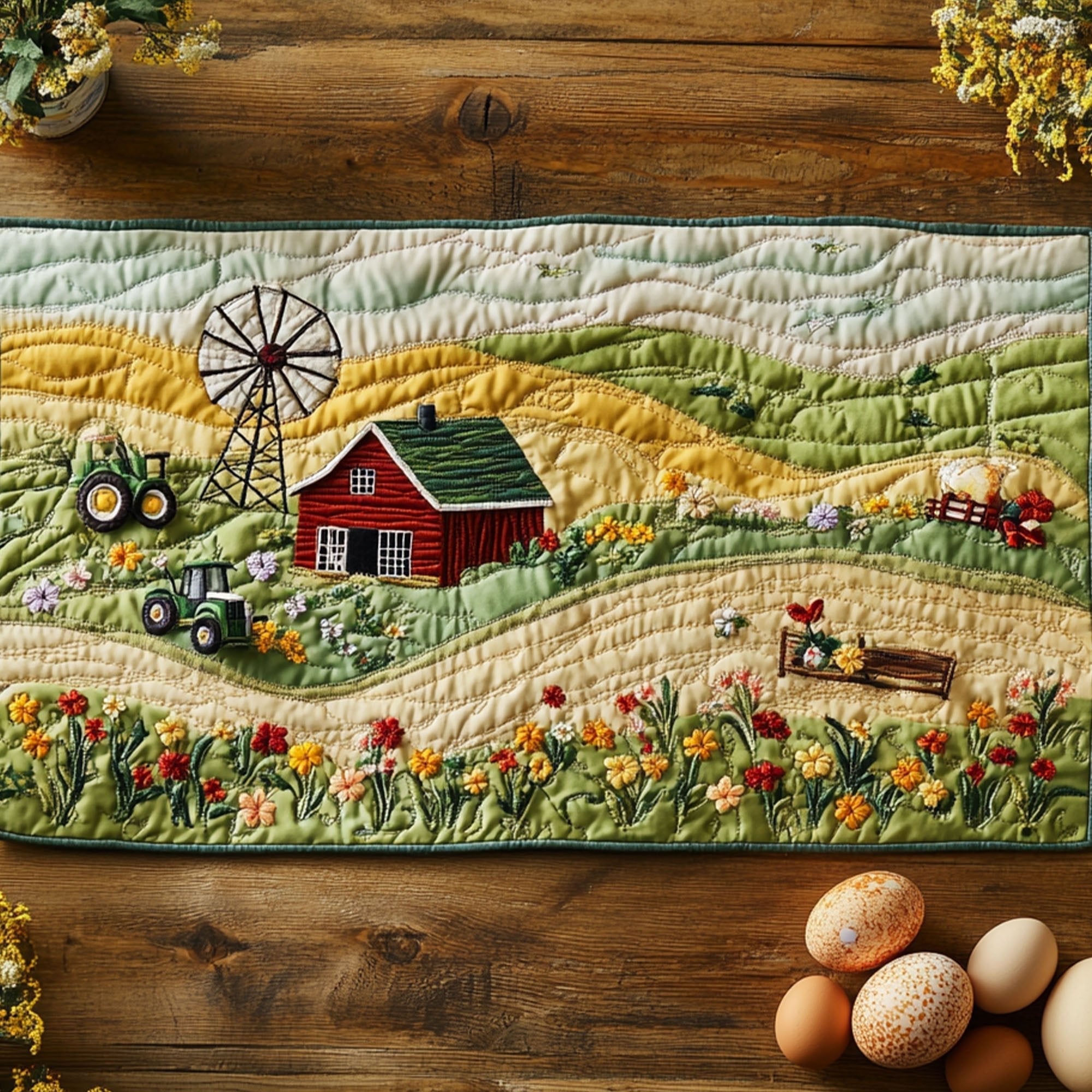 Prairie Delight Table Runner