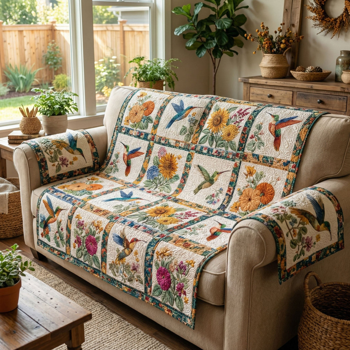 Prairie Flower Harmony Sofa Cover