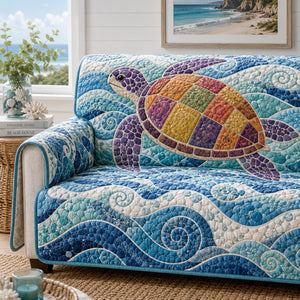 Prism Turtle Wave Sofa Cover - Made to Order