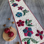 Pristine Blossom Table Runner