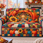 Pumpkin Autumn Glow Sofa Cover