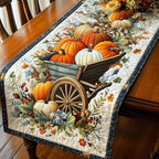 Pumpkin Cart Serenity Table Runner