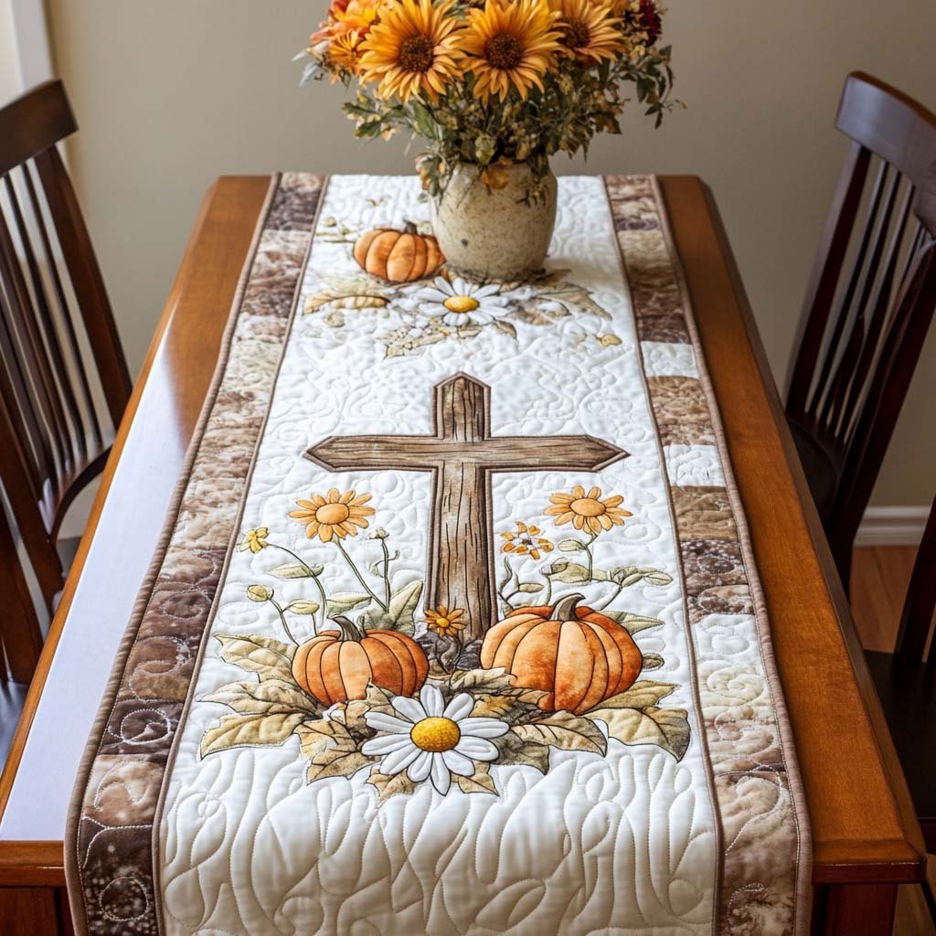 Pumpkin Devotion Table Runner