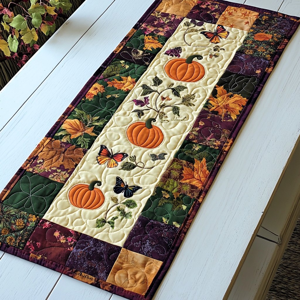 Pumpkin Fantasy Table Runner