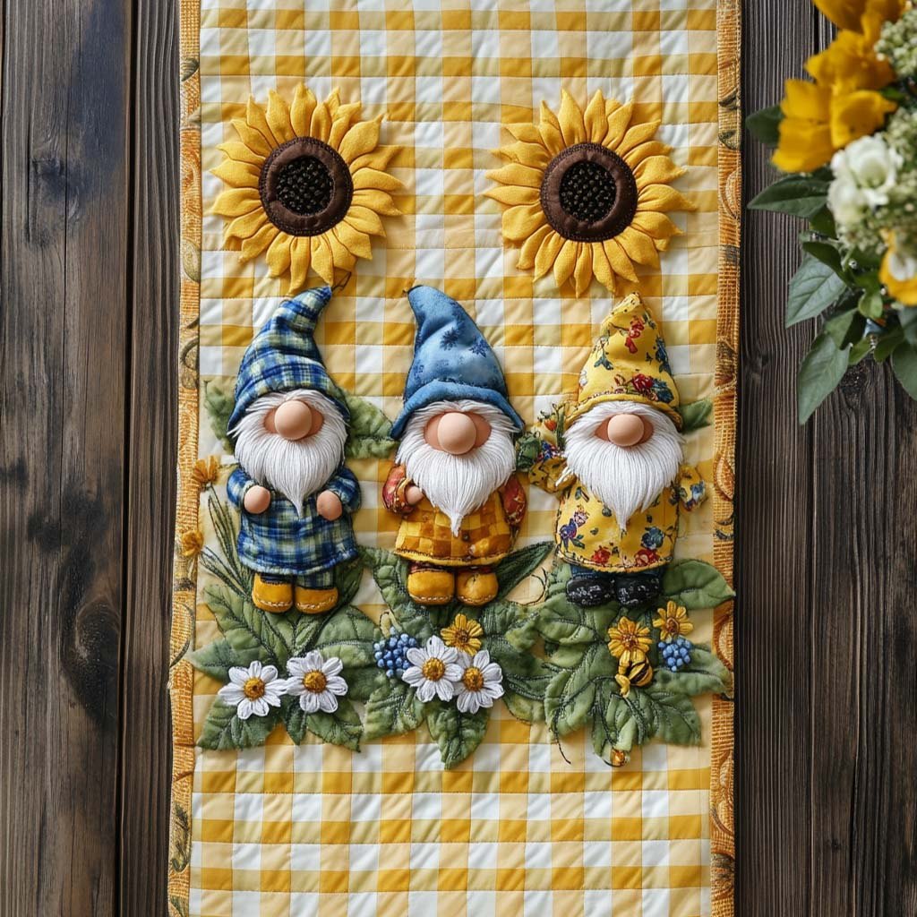 Pumpkin Gnome Path Table Runner