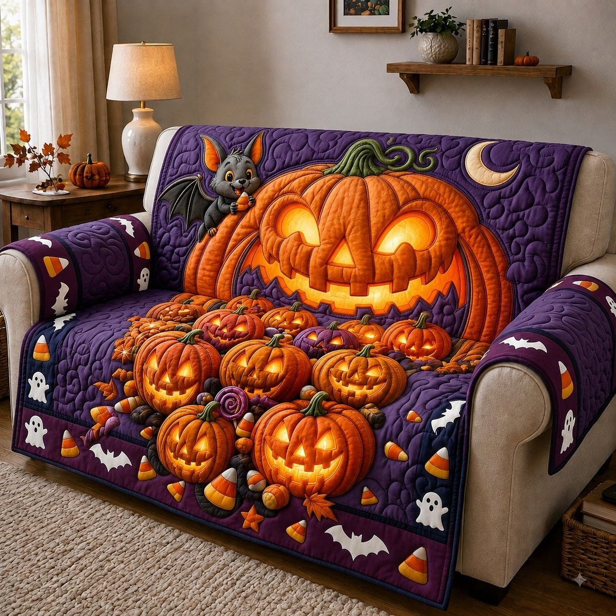 Pumpkin Hollow Sofa Cover