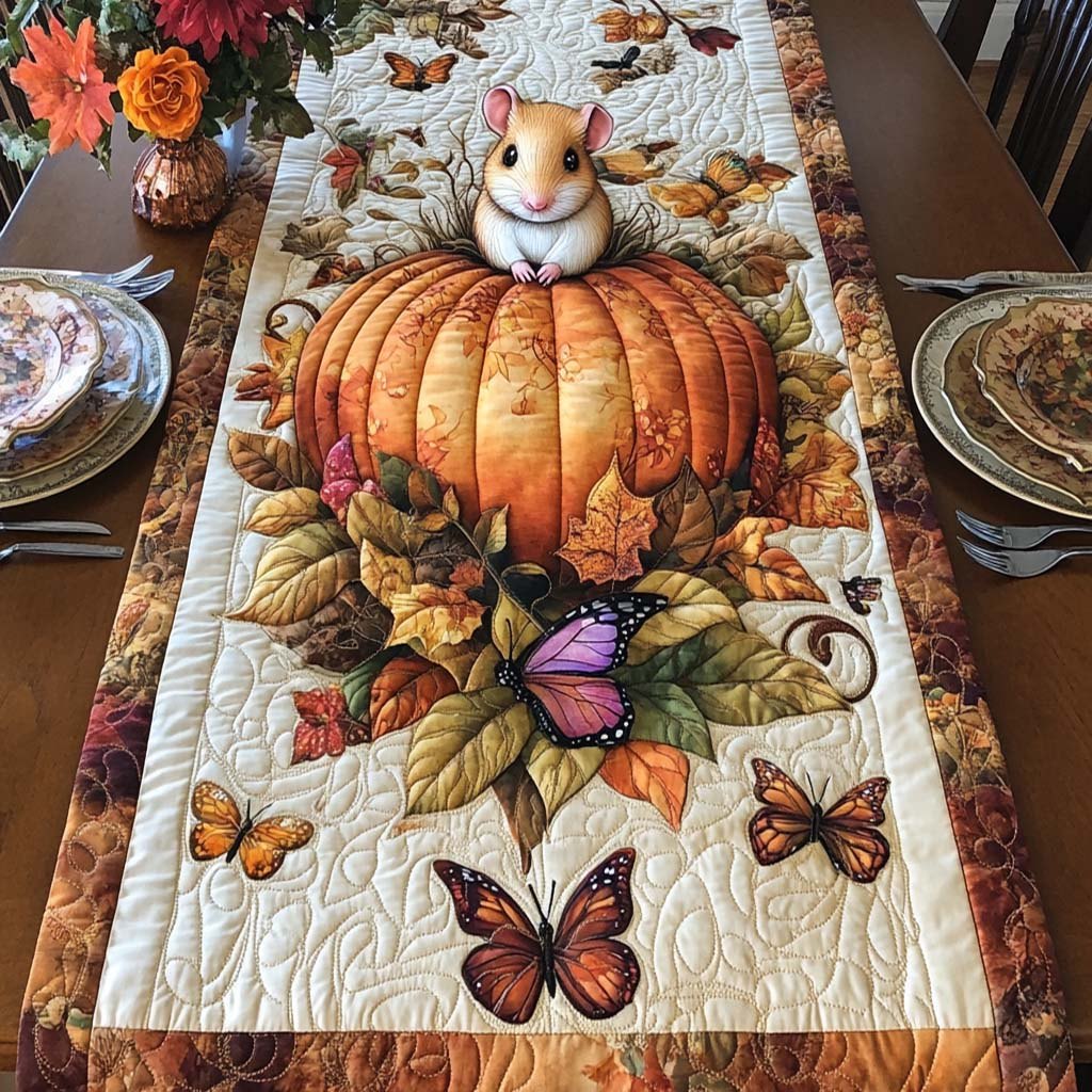 Pumpkin Mouse Table Runner