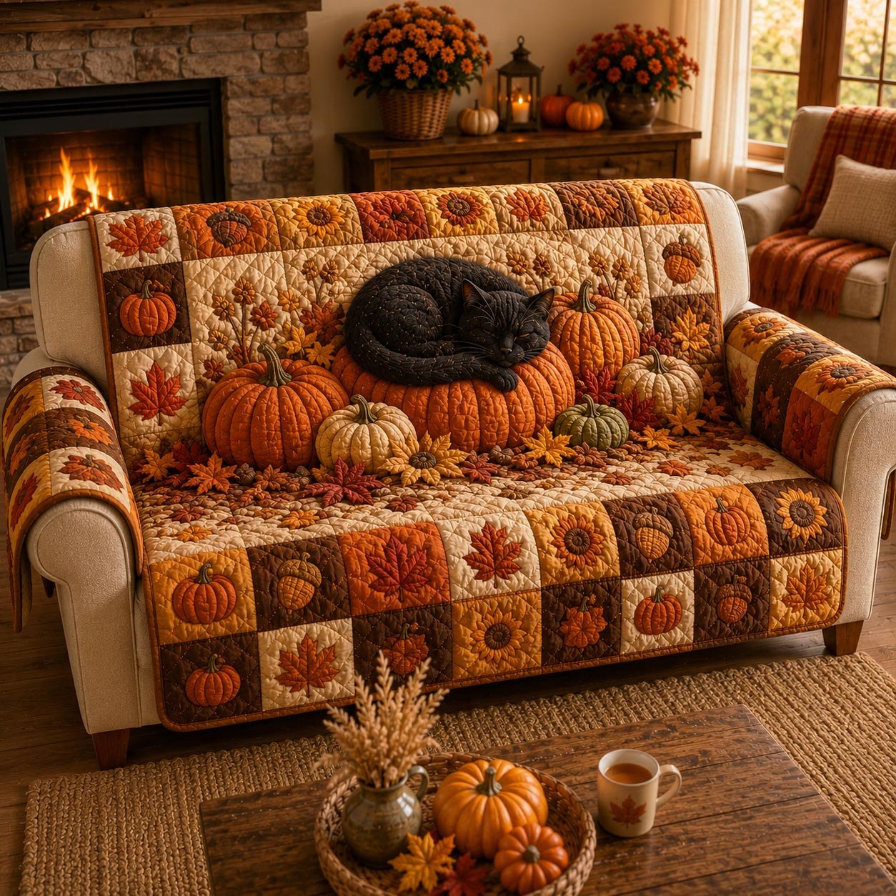 Pumpkin Nap Sofa Cover