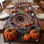 Pumpkin Patch Votex Crochet Table Runner