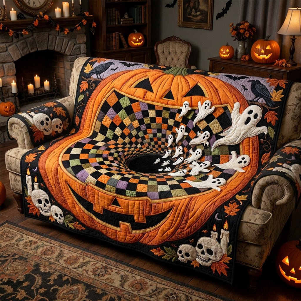 Pumpkin Portal Sofa Cover